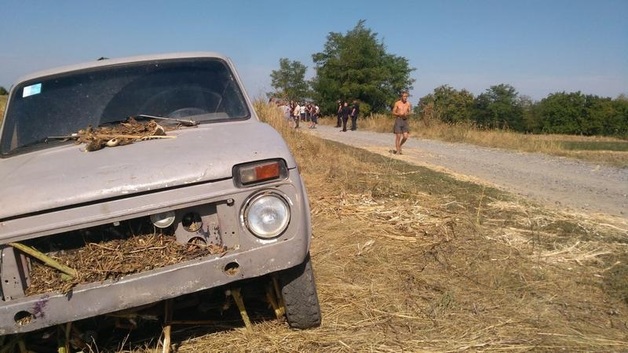 Битва за урожай на заповедных землях Черкасщины. Полиция в тандеме с «титушками»?