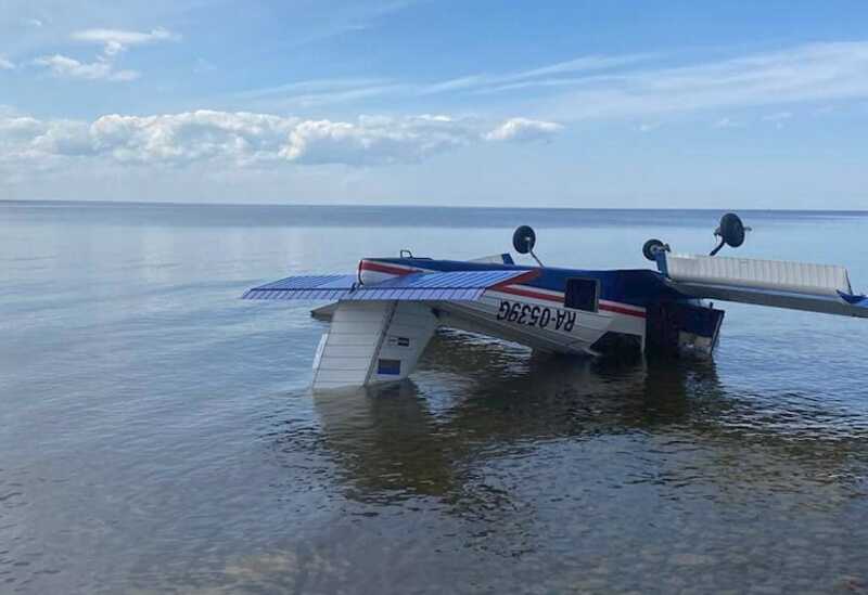 Легкомоторный самолёт совершил аварийную посадку в Финском заливе из-за отказа двигателя