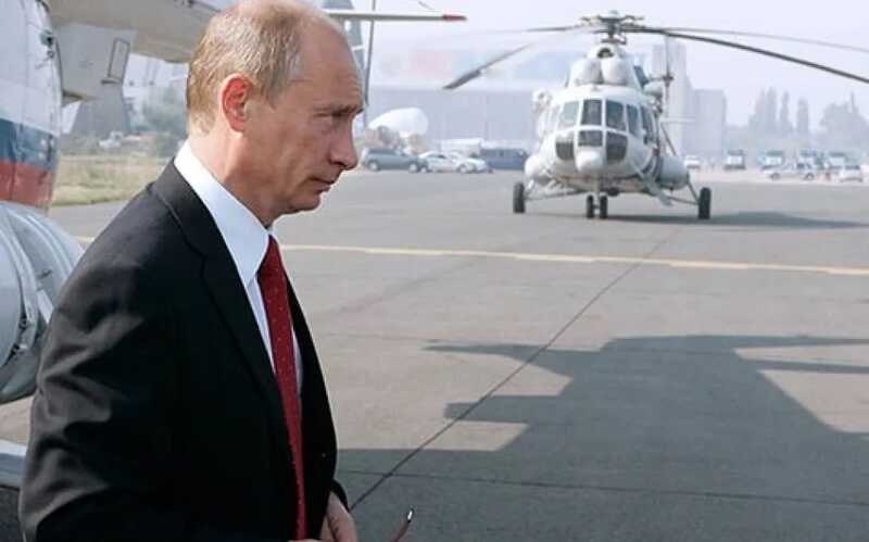 Кремль выдумал историю о «дроновой атаке» на вертолёт Путина