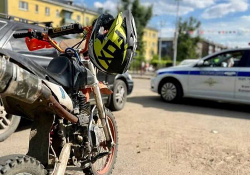 Юный житель Самарской области едва избежал пожара во время исполнения трюка на мотоцикле