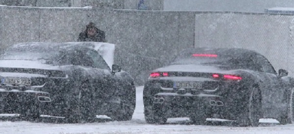 Первый электрокар Porsche заметили на заснеженных дорогах Норвегии