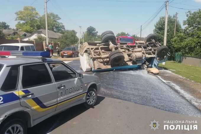 Под Хмельницком пьяный водитель молоковоза убил пятилетнего мальчика