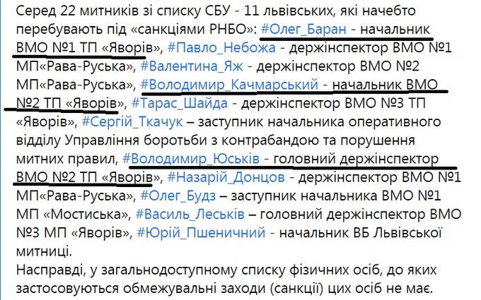 Владимир Юськив из ОПГ «Вовы Морды» продолжает работать на таможне несмотря на санкции от СНБО